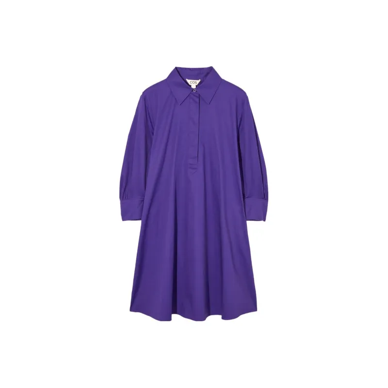 COS Long-Sleeved Dresses Women's Purple-0