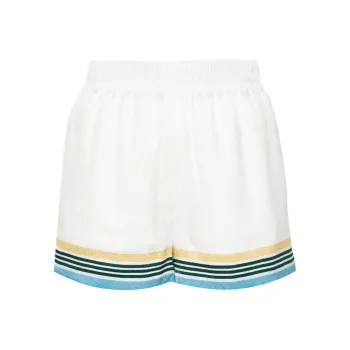 CASABLANCA Casa Way Striped Shorts