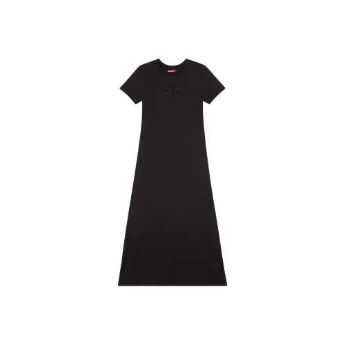 DIESEL D-Alin-Od Cut-out Cotton Midi Dress