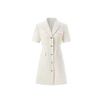 PEACEBIRD Short Sleeved Dresses Women's