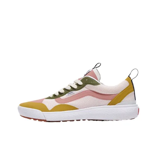 Vans Customs Low Top Casual Shoes Unisex White Yellow
