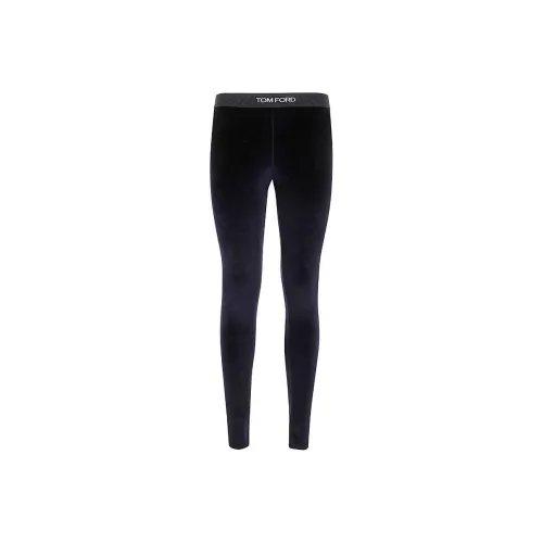 TOM FORD Stretch Lustrous Velour Signature Leggings