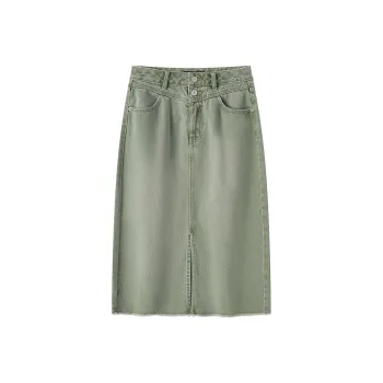 SEM/R Denim Long Skirts Women's