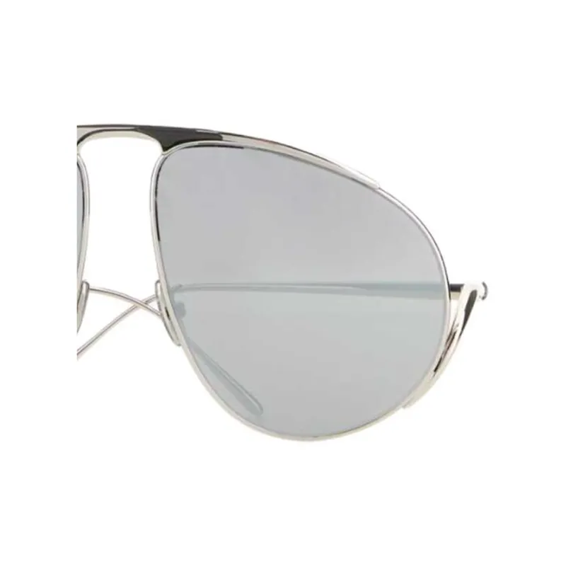 LOEWE Metal Aviator Sunglasses Men's Silver-2