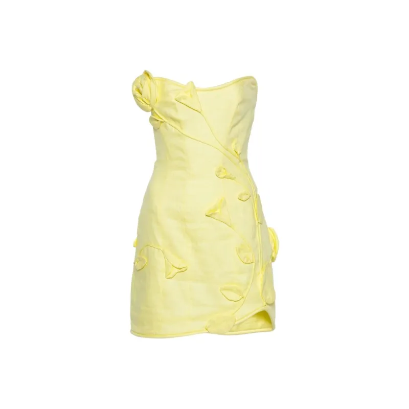 Zimmermann Matchmaker Rose Appliquéd Minidress-0