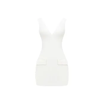 HOUSE OF CB OLYMPIA Slip Dress Women's WHITE/White