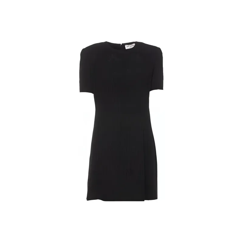 SAINT LAURENT SS24 Short Sleeved Dresses Women's Black-0