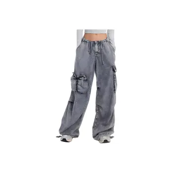 DRAGON FACE Jeans Women's Pine Gray