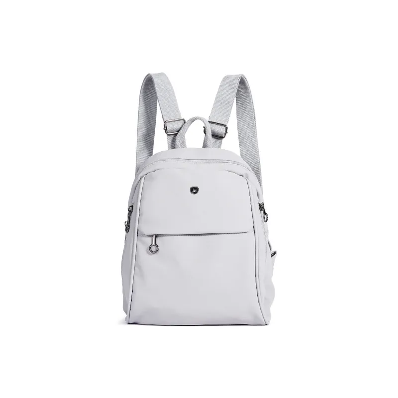 Dubaolu Fabric Backpack Medium Size Women's Black/Light Camel/Gray-15