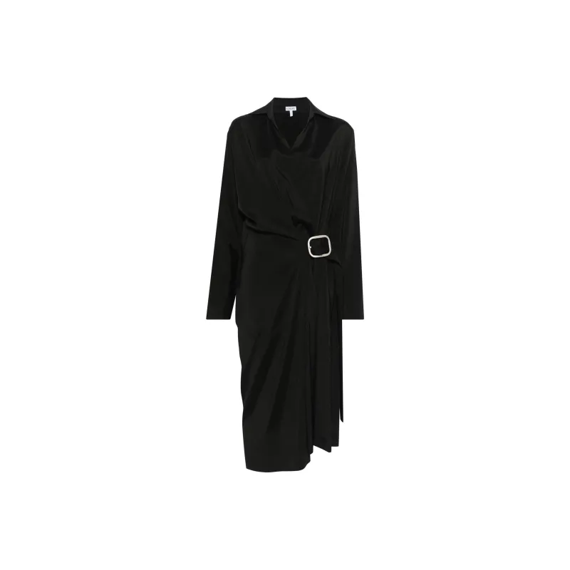 LOEWE Belted Midi Dress-0
