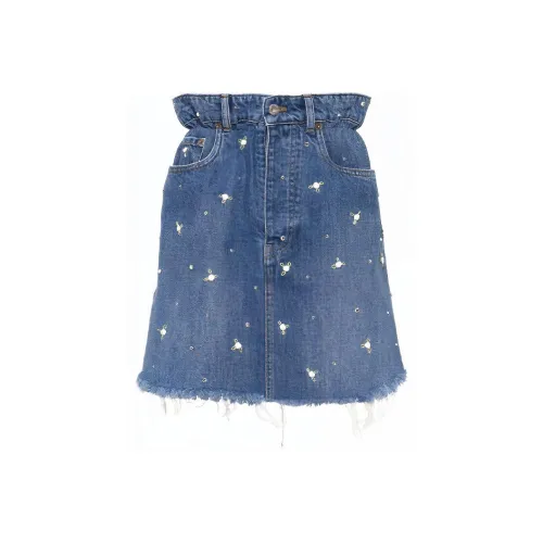 MIU MIU SS21 Miniskirt Women's Blue
