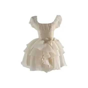 KEAB Short Sleeved Dress Women's Apricot