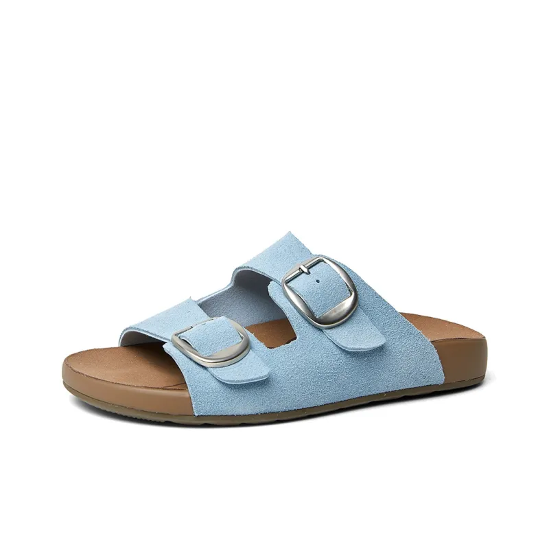 PT'SON Rubber Sole Abrasion Resistant Slide Slippers Women's-11