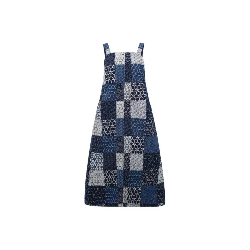 LI NING 1990 Classic Collection Slip Dress Women's Dark Iris Blue