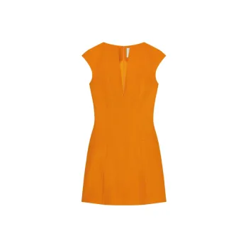 GIVENCHY FW24 Sleeveless Dress Women's Dark Orange