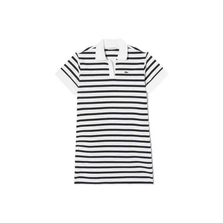 LACOSTE Short-Sleeved Dresses Women's Black-0