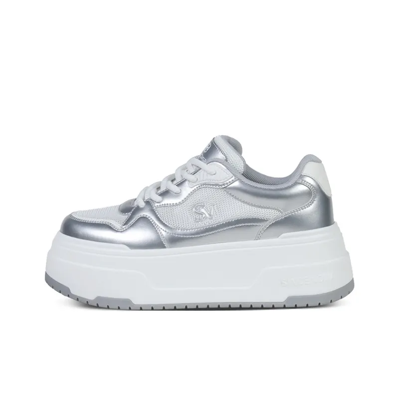 SINCENOW Quick Dry Breathable Height Increasing Low Top Skateboard Shoes Women's-12
