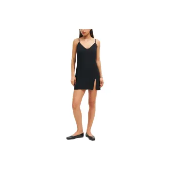 REFORMATION Marlowe Dress Slip Dresses Women's Black