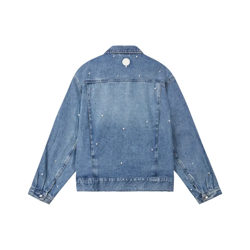 Palladium Denim Jacket Unisex Dark Denim-7