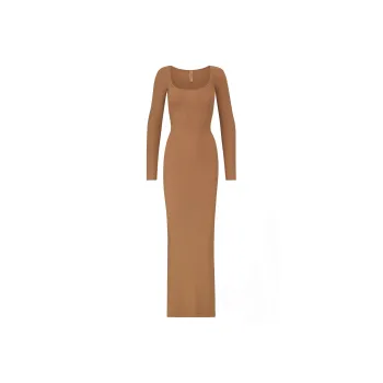 Skims Long Sleeved Dresses Women's Camel/CAMEL