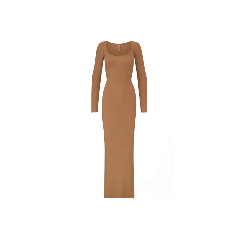 Skims Long Sleeved Dresses Women's Camel/CAMEL-0