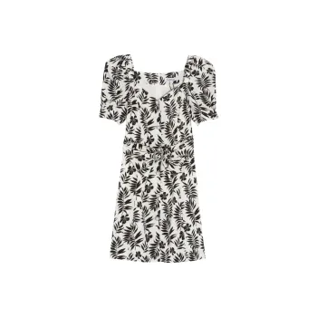 Bebe Short Sleeved Dresses Women's White Black