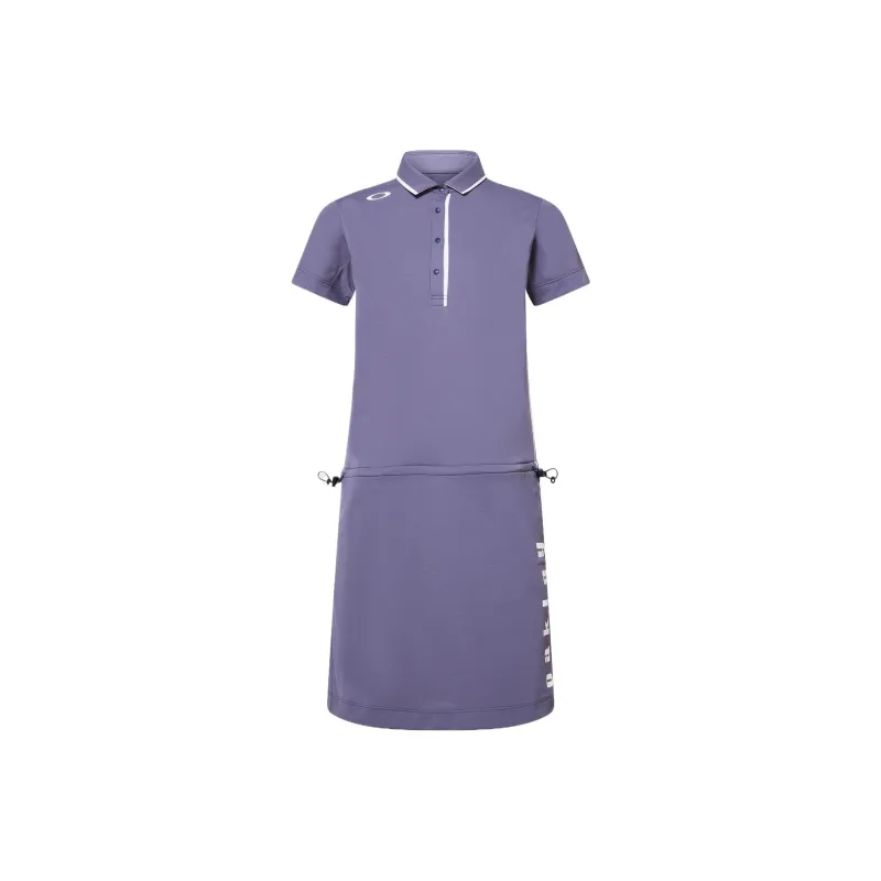 Oakley Short Sleeved Dress Women's Purple-0