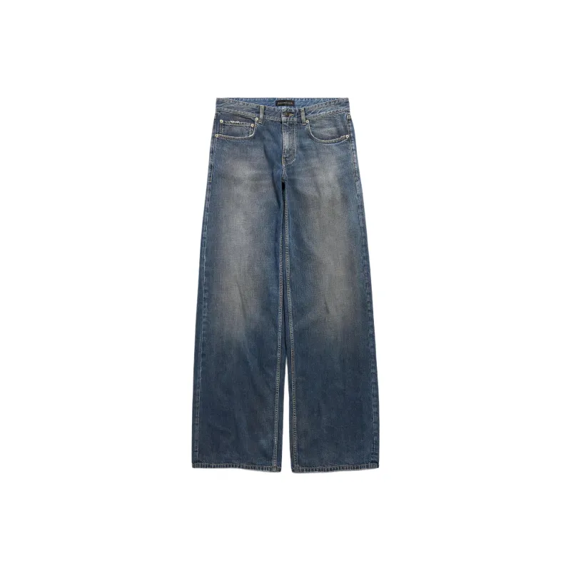 Balenciaga Logo patch Jeans-0