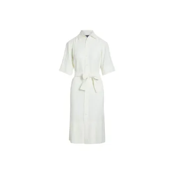 Polo Ralph Lauren Belted Midi Shirt Dress