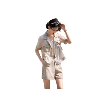 XWI Casual Suit Women's Beige Apricot