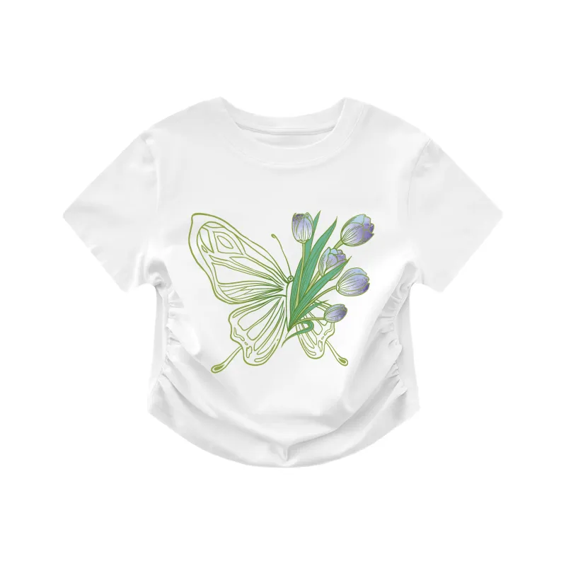ILYOIL Set in Sleeve T Shirt Women's-0