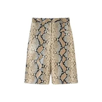 JIL SANDER Python Printed Bermuda Shorts