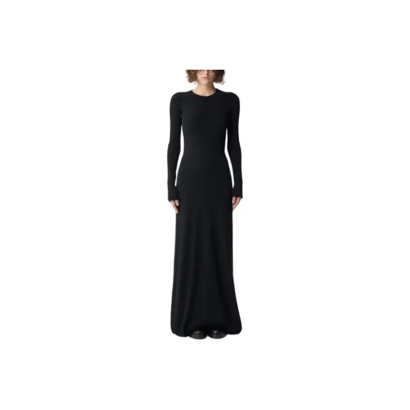 Ann Demeulemeester Long Sleeved Dress Women's Black-0