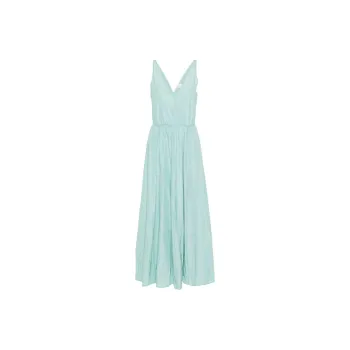 Forte Forte V neck Flared Maxi Dress