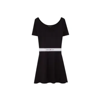 Tommy Hilfiger Short Sleeved Dress Women's Black