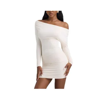 OH POLLY ELSA Long-Sleeved Dresses Women's Ivory/Ivory