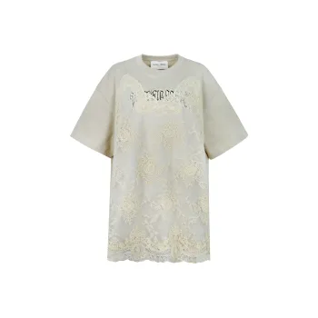 Valeria Obbaco Short-Sleeved Dresses Women's Khaki