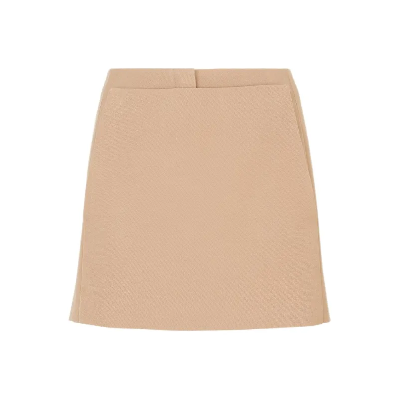 FENDI Mini Skirt Effect Straight Cut Shorts-0
