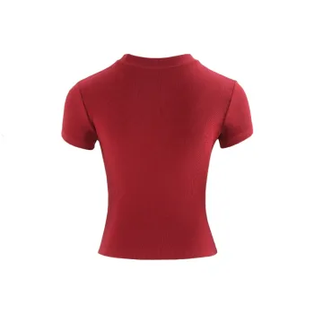 HEISU T Shirt Women's Ancora Red