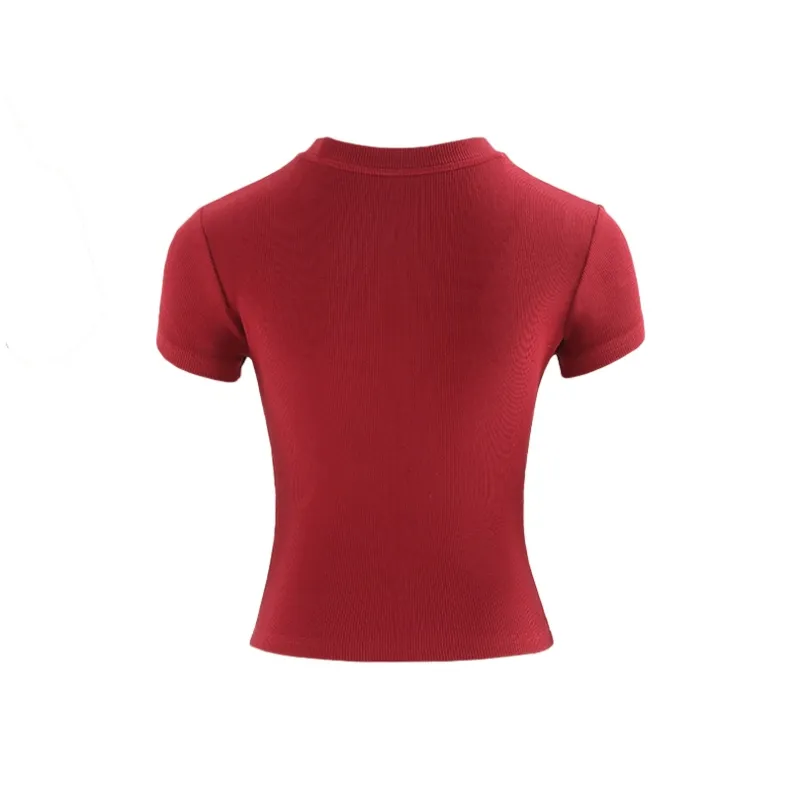 HEISU T Shirt Women's Ancora Red-0