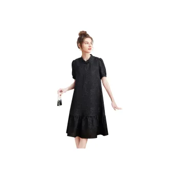 TOUCH Short Sleeved Dresses Women's Black