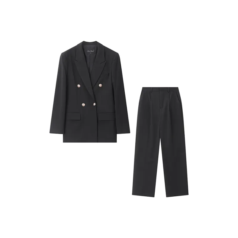 Miss Burde Business Suits Women's Black-0