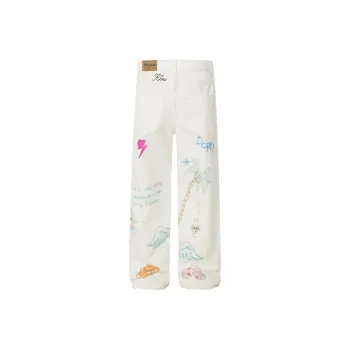 Amexnocap Jeans Unisex White