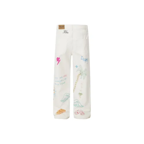 Amexnocap Jeans Unisex White