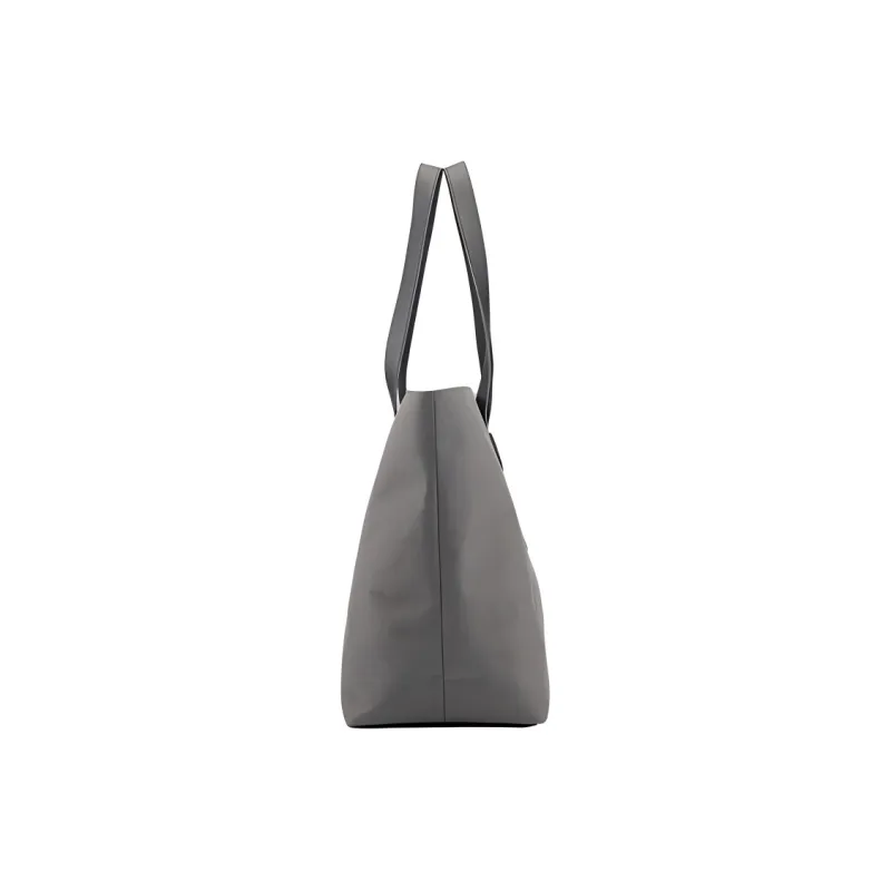 DESCENTE DSG COLLECTION Synthetic Leather Tote Toto Bag Shopping Bag Handbag Men's Gray-1