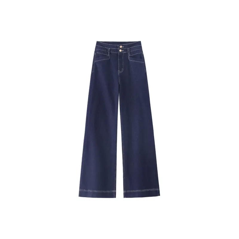 Shuhao Bai Jeans Women's Denim Blue-0