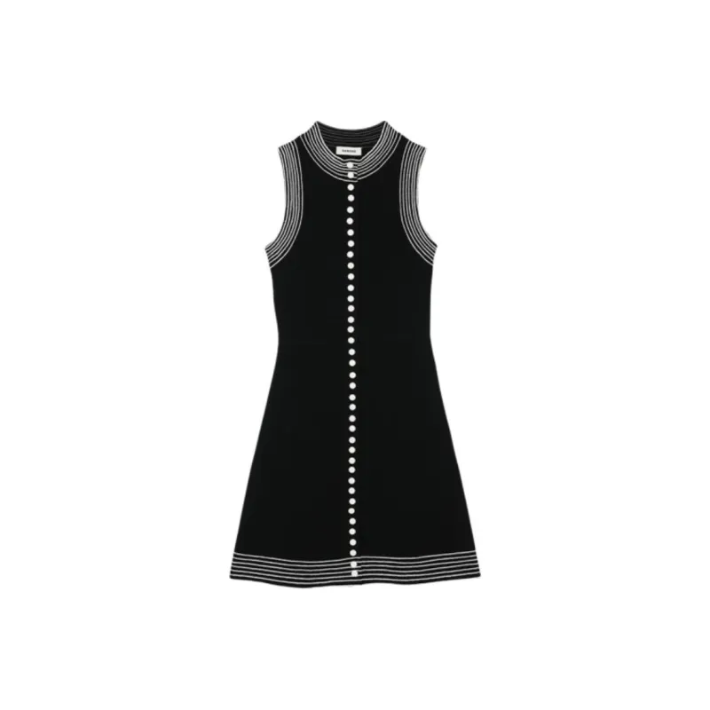 Sandro Button up Mini Dress-0