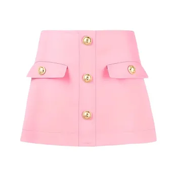 BALMAIN Short Low Rise Gdp Skirt 'Rose'