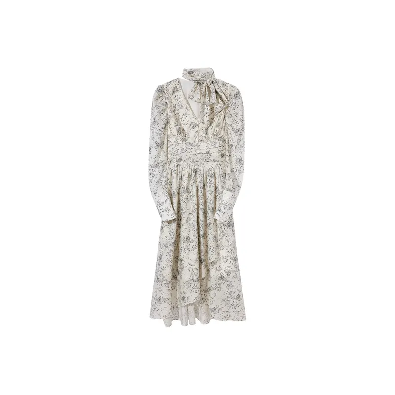 Ouyang Long Sleeved Dresses Women's-2