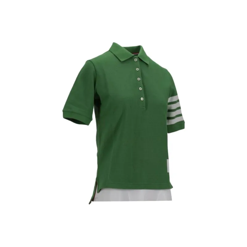 THOM BROWNE· Polo Shirt Men's Green-2